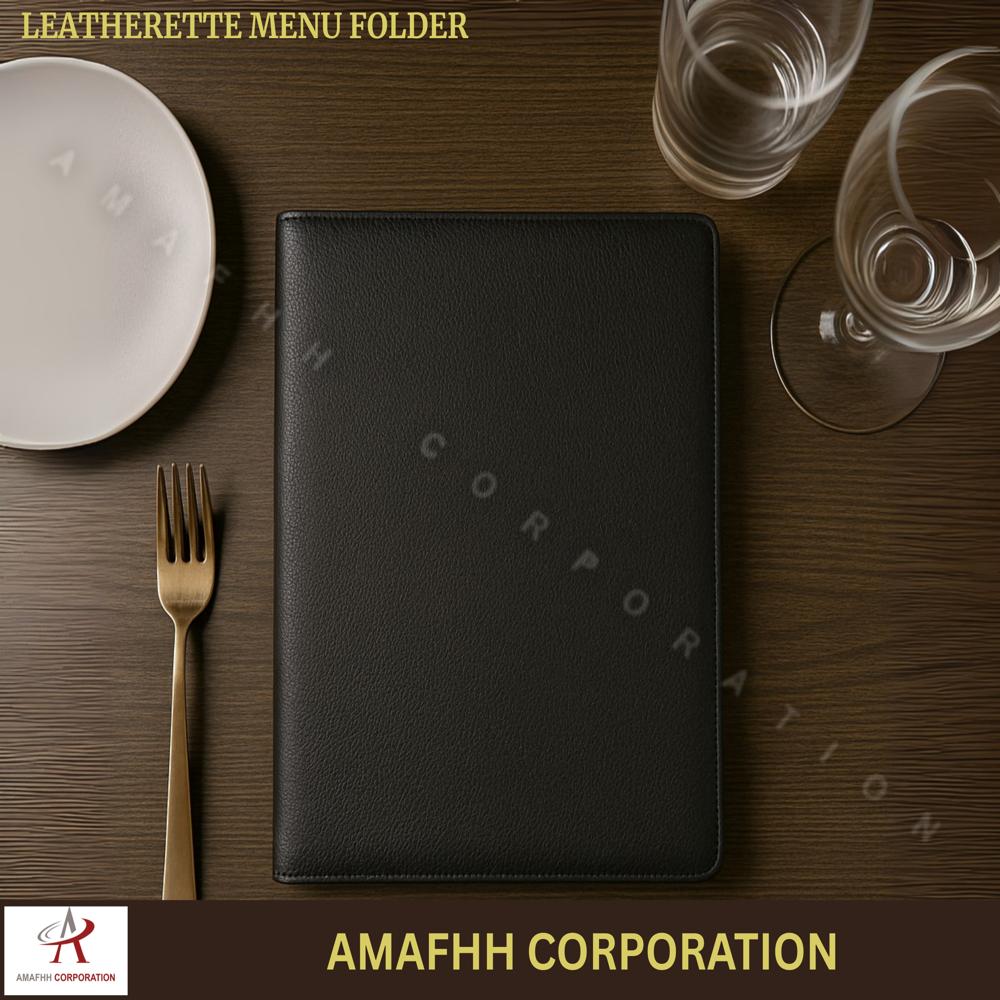 Leatherette Jacket Menu Folder - Usage: Hotel