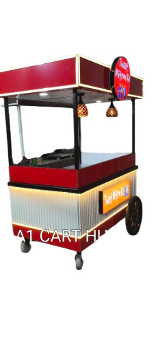 200Kg Chinese Food Cart - Color: Red