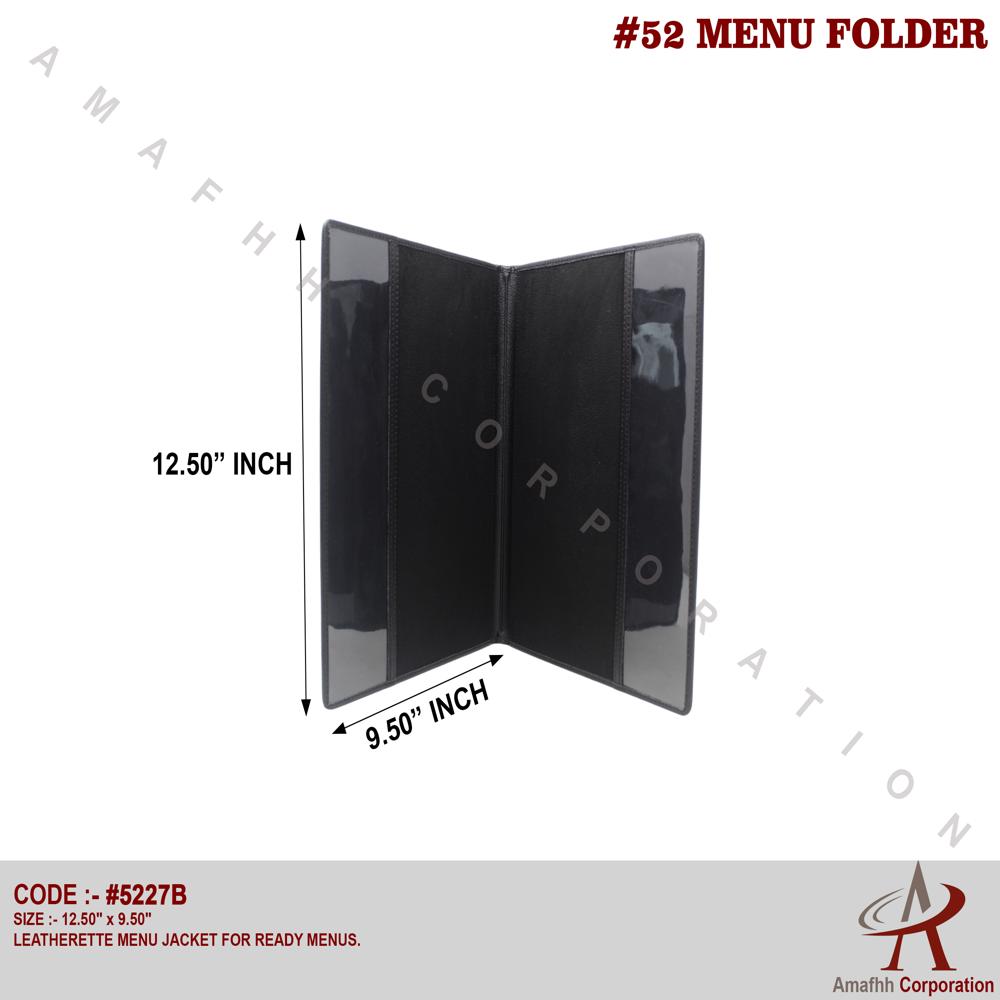 Leatherette Jacket Menu Folder - Usage: Hotel