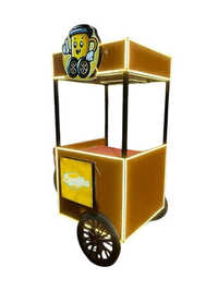 Mild Steel Ice Cream Cart - Color: Multi Colour