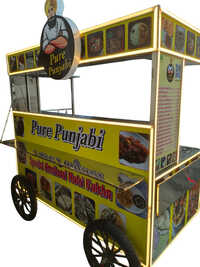 Mild Steel Panipuri Tricycle Cart