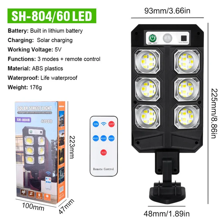 Solar Motion Sensor Security Light - Application: Commercial