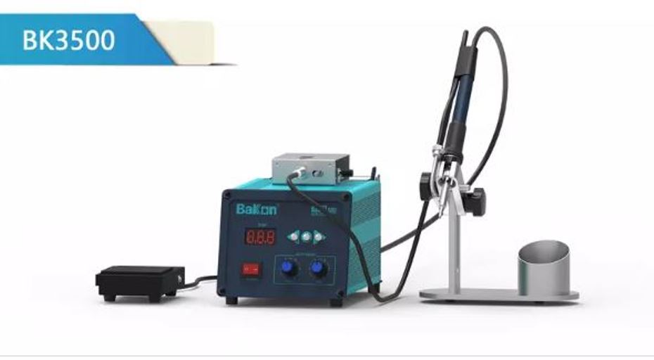 120w- Bakon Bk3500 Automatic Feeder Soldering Station - Operating Temperature: 200 Degreec - 480 Degreec Celsius (Oc)