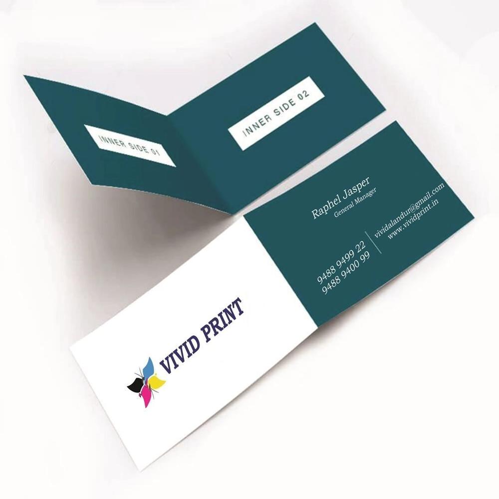 Folded Visiting Card
