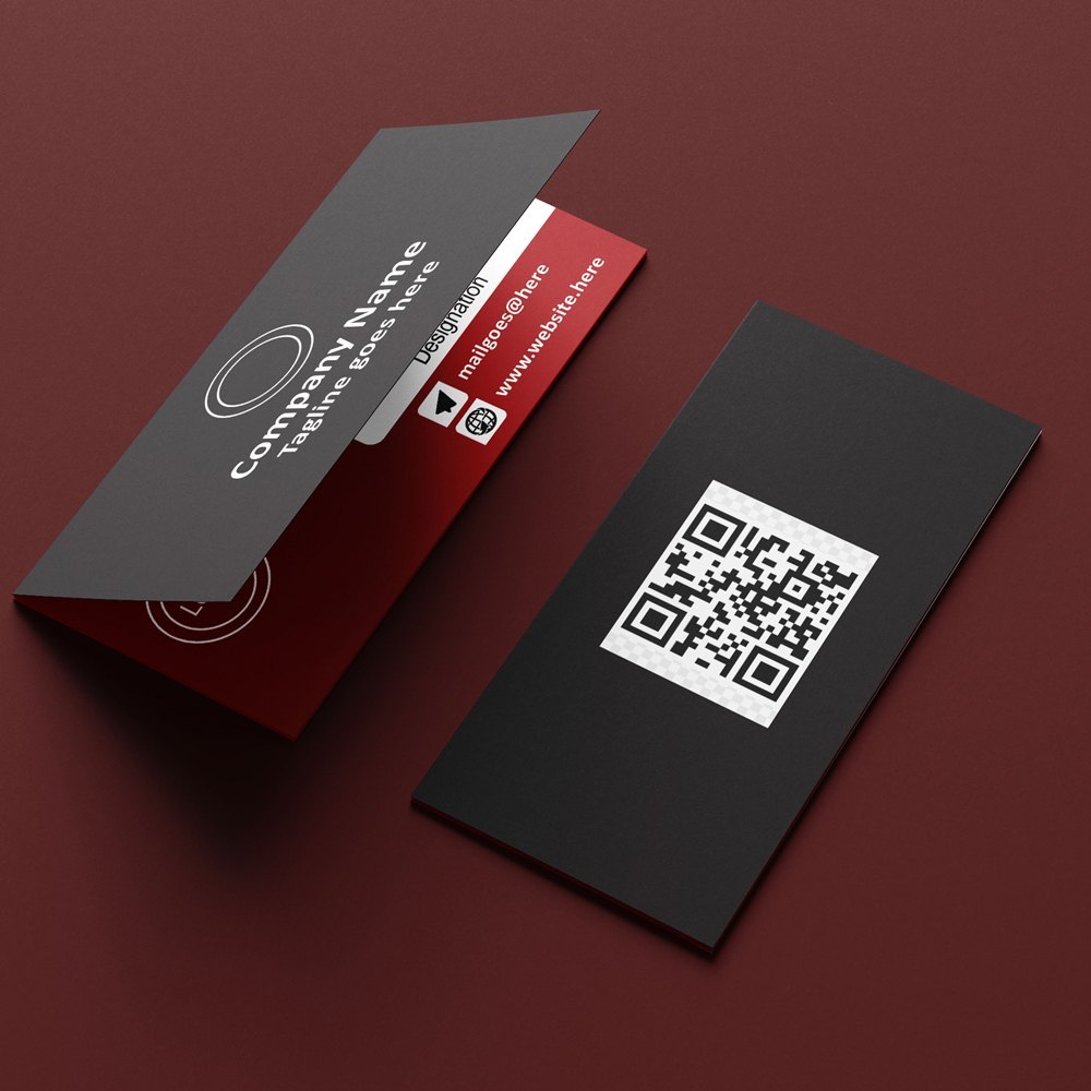 Folded Visiting Card