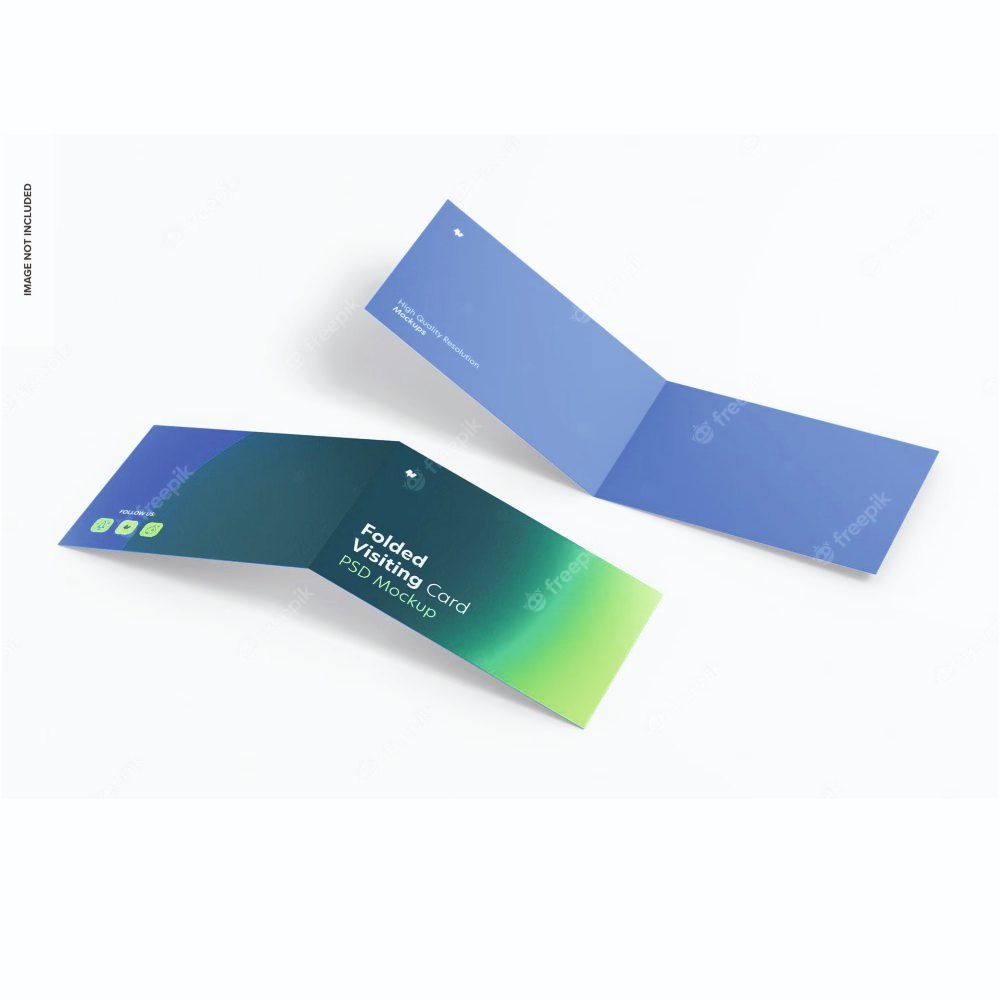 Folded Visiting Card