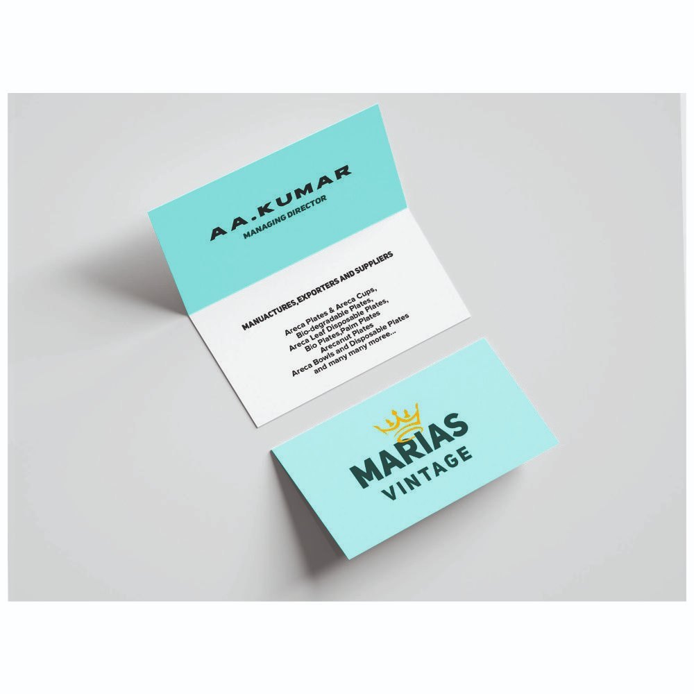 Folded Visiting Card