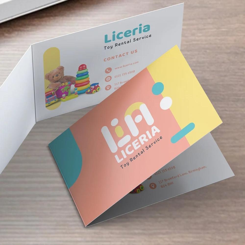 Folded Visiting Card