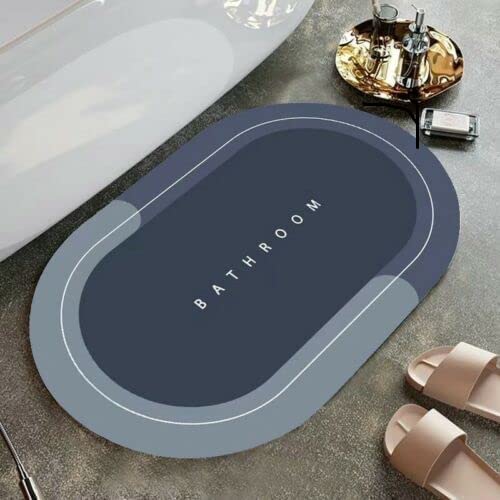 Square Bathroom Mat - Material: Rubber