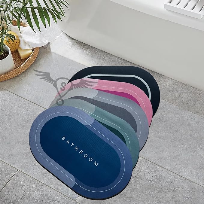 Round Bathroom Mat - Best For: All Types Of Skin
