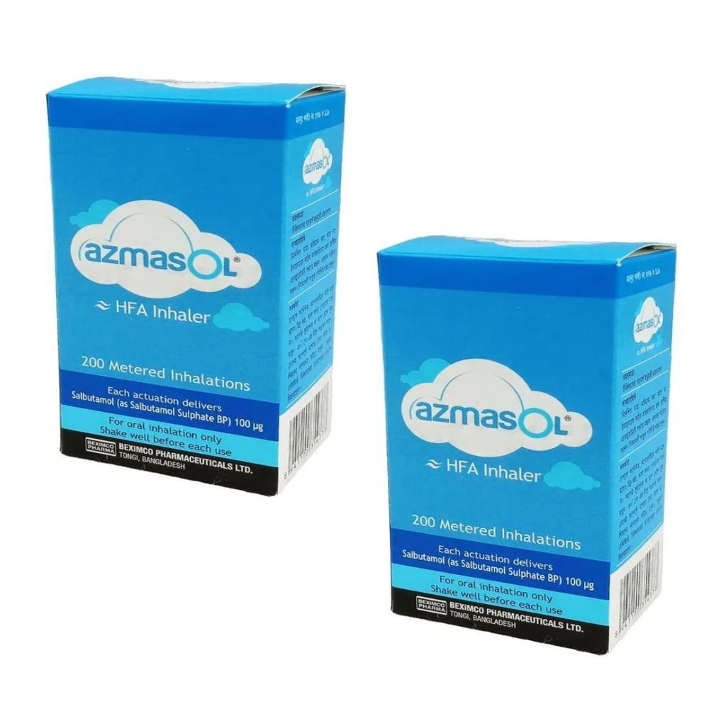 Azmasol Salbutamol 100mcg/puff Inhaler