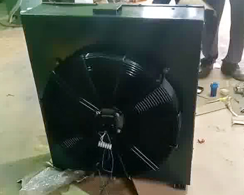 Hydraulic Oil Cooling Unit - Color: Black