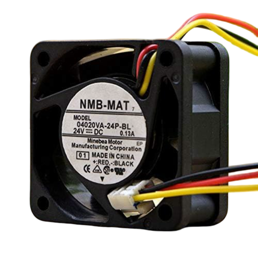 Nmb 04020va-24p-bl Axial Fan - Color: Black