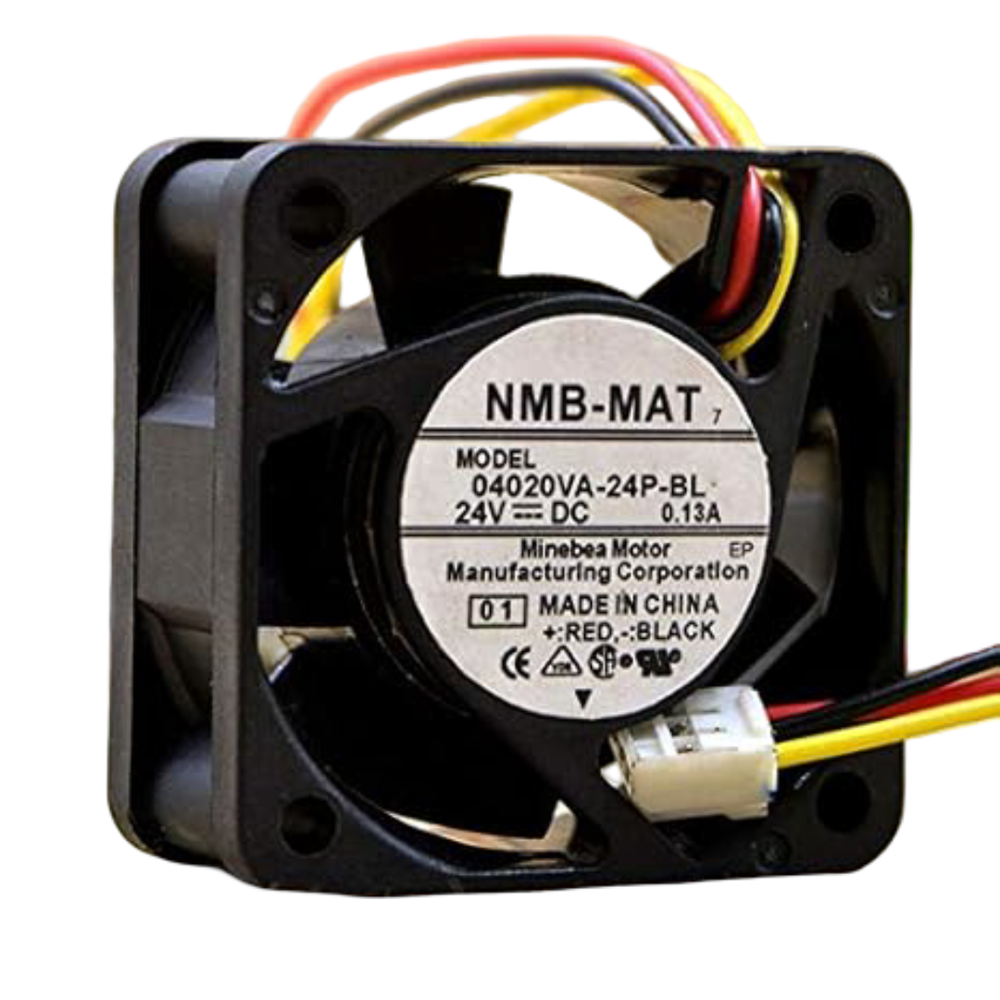 Nmb 04020va-24p-bl Axial Fan - Color: Black