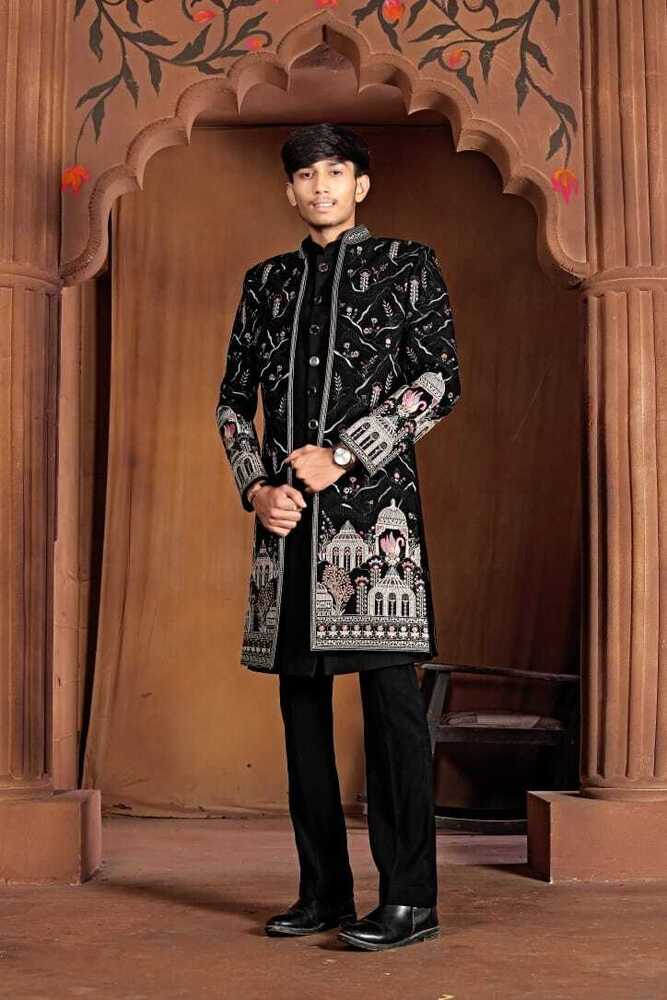 MEns wedding Indo Western Sherwani