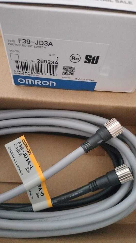 OMRON SAFETY LIGHT CURTAIN CONNECTOR CABLE, F39-JD3A