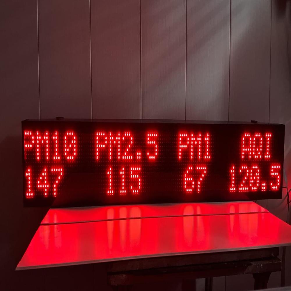 Air Quality Display ( 7"X52"X2.5" Inch ) - Frequency: 50-60 Hertz (Hz)