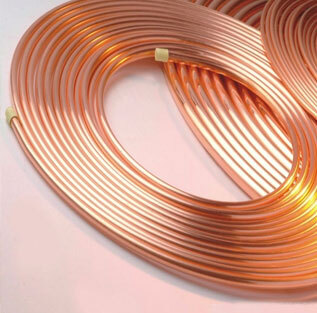 Pancake coil copper tube
