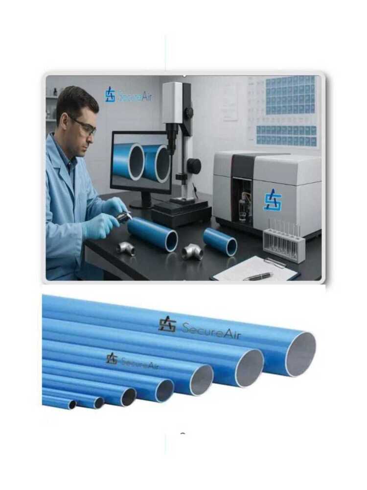 Modular Compressed Air Piping Solutions - Coating Type: Aluminium