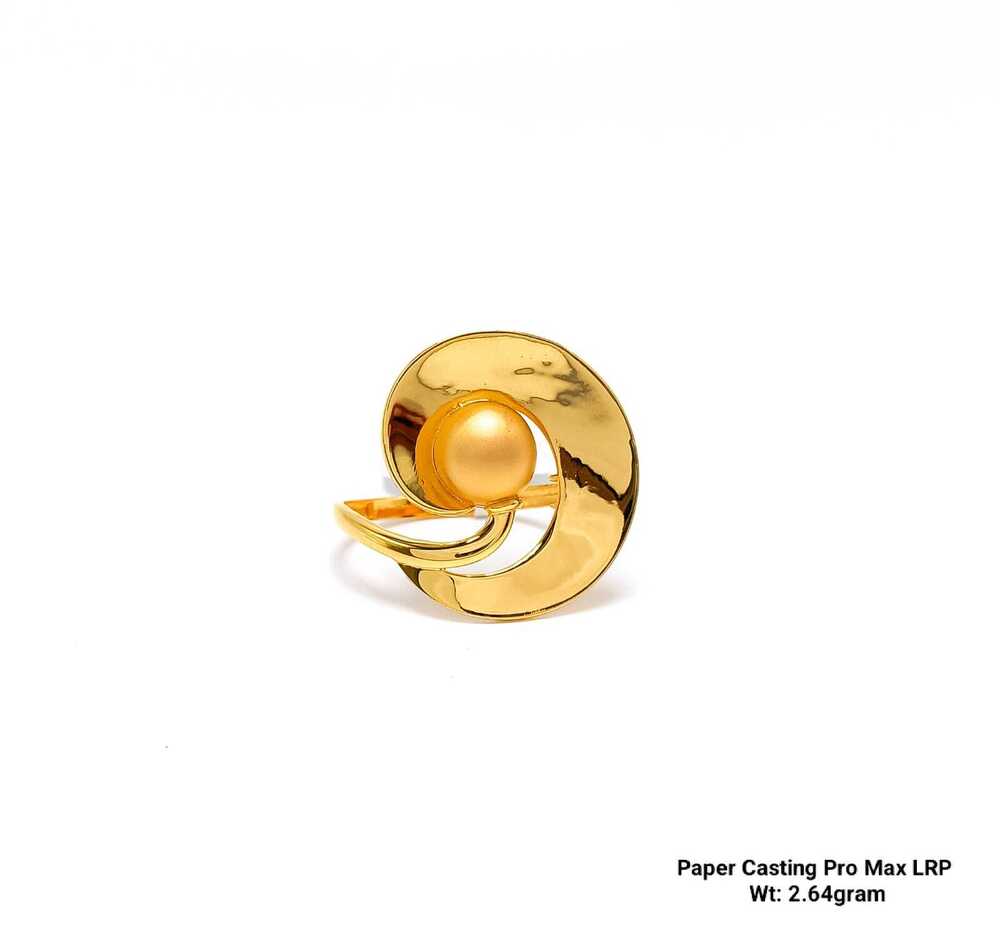 92% New Design Gold Paper Casting Pro Max Ladies Ring Plain
