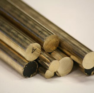 Phosphor Bronze Round Bar - Color: Golden