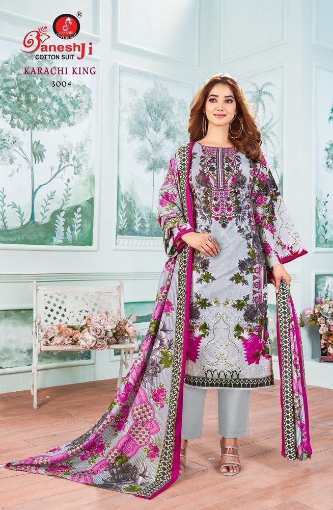 Ganeshji karachi King Vol-3  Dress Material