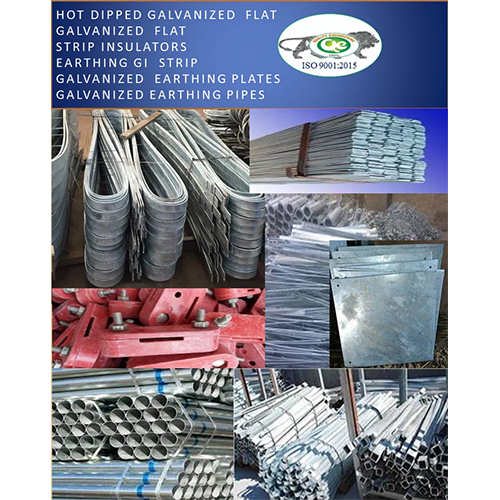 Galvanized Steel Flat - Color: Silver