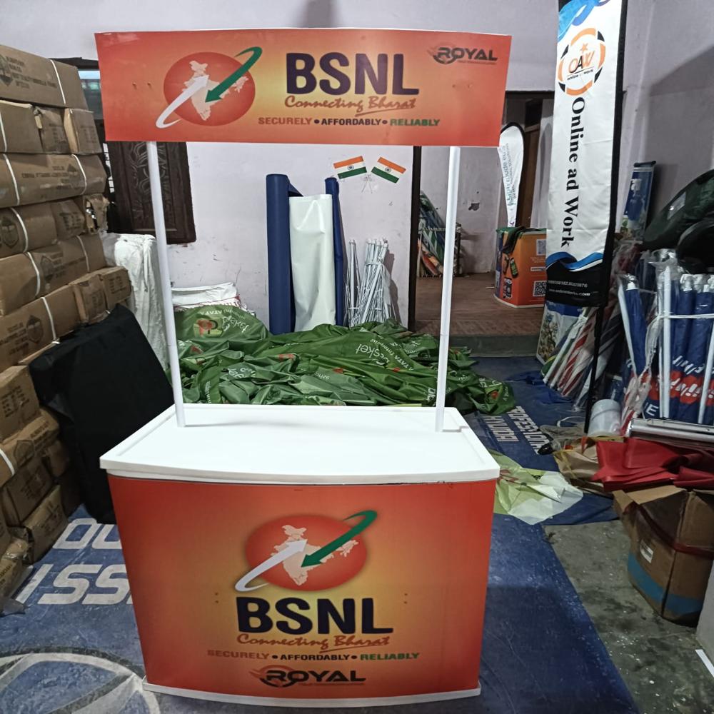 White Promotional Table