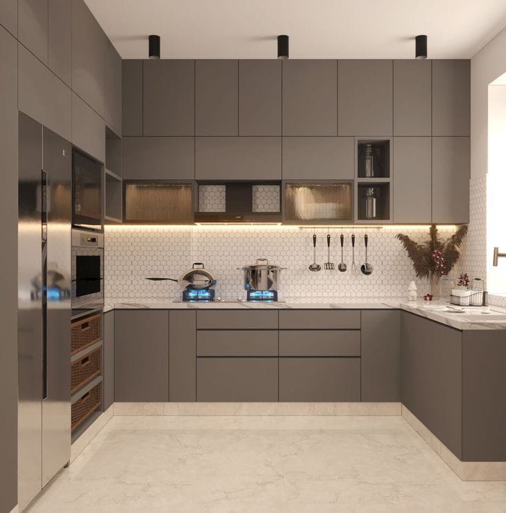 Straight Modular Kitchen