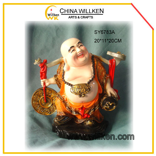 रेसिन हंसता बुद्ध