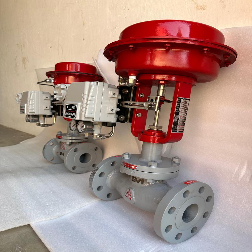 Globe Control Valve - Color: Blue