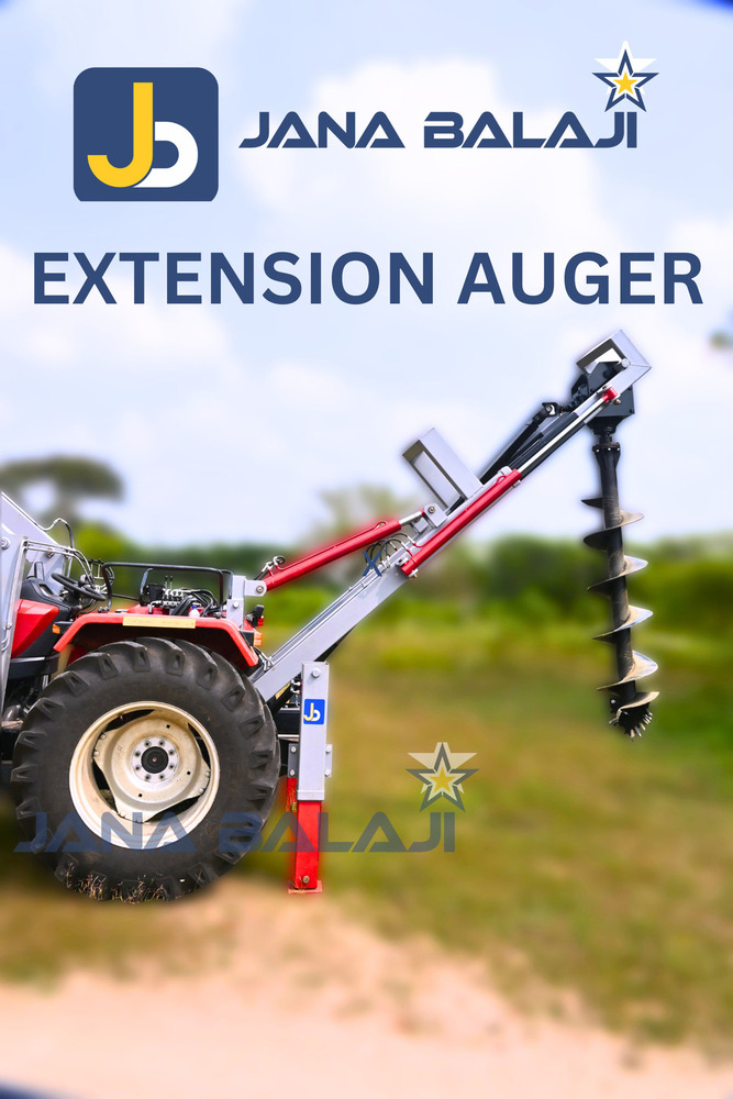 Tractor Attached Earth Auger With Post Hole Digger - Automatic Grade: Automatic