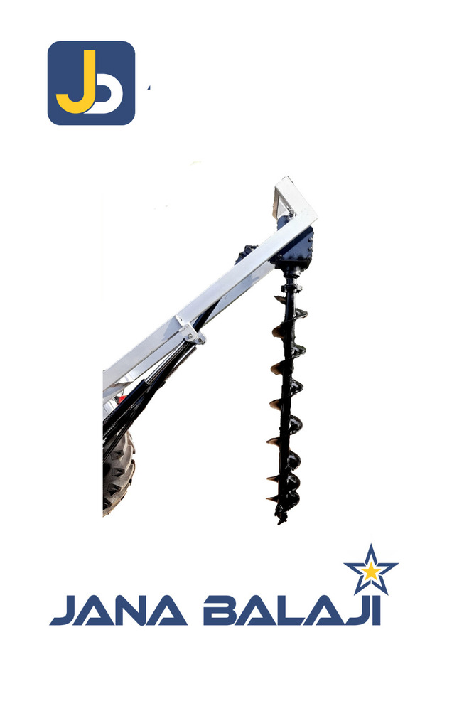 Tractor Attached Earth Auger With Post Hole Digger