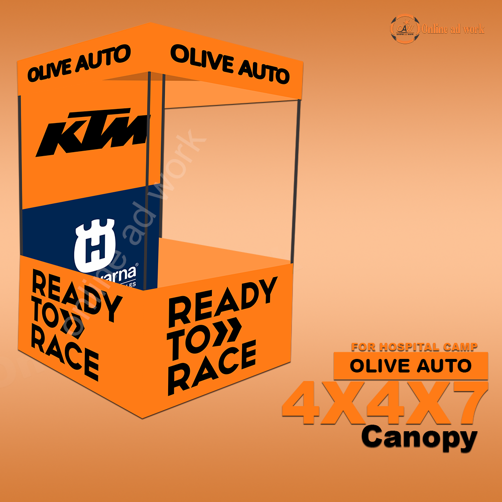 Canopy Tent 4x4x7 Feet - Color: All