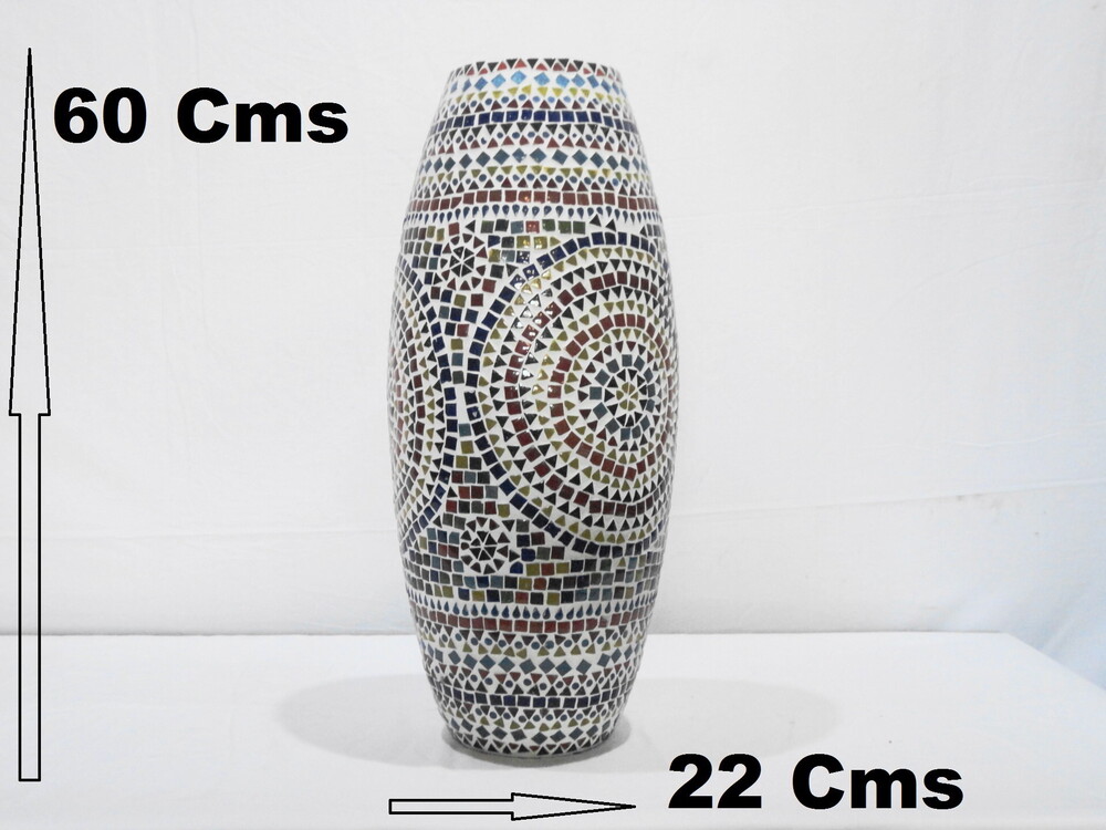 GGE 68 Mosaic Glass Floor Lamp