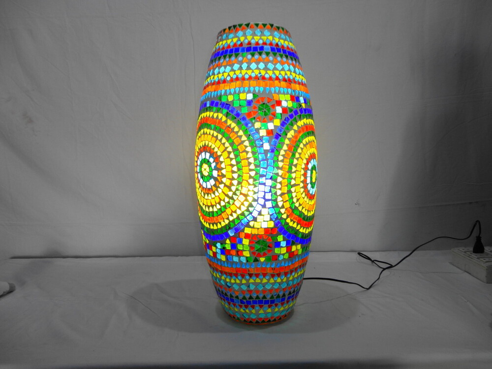 GGE 68 Mosaic Glass Floor Lamp