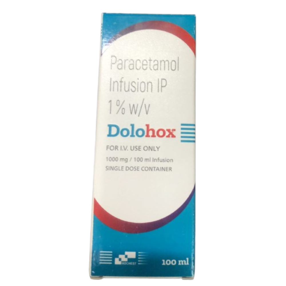 1000mg Paracetamol Infusion Ip (dolohox) - Physical Form: Liquid