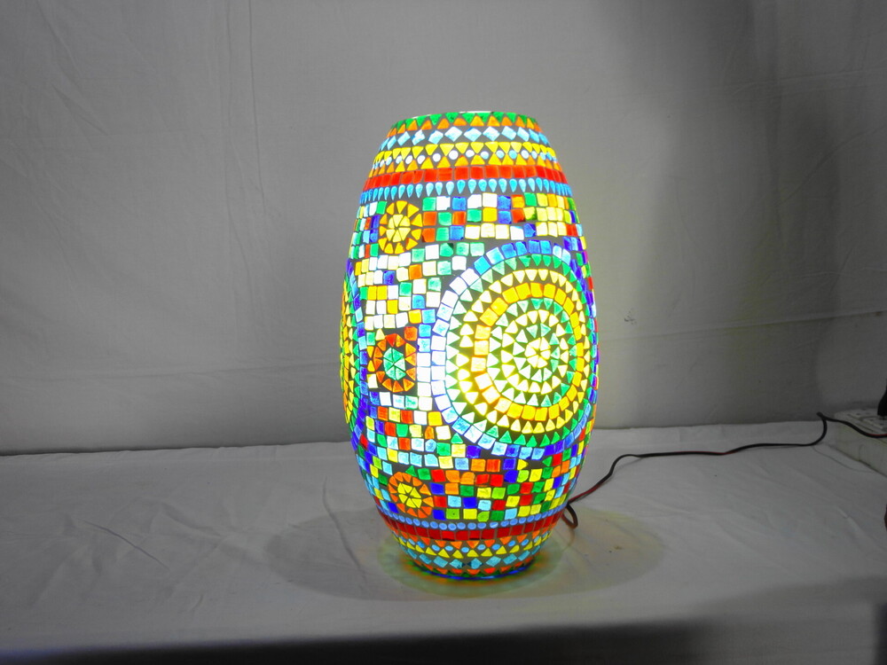 GGE 69 Mosaic Glass Floor Lamp