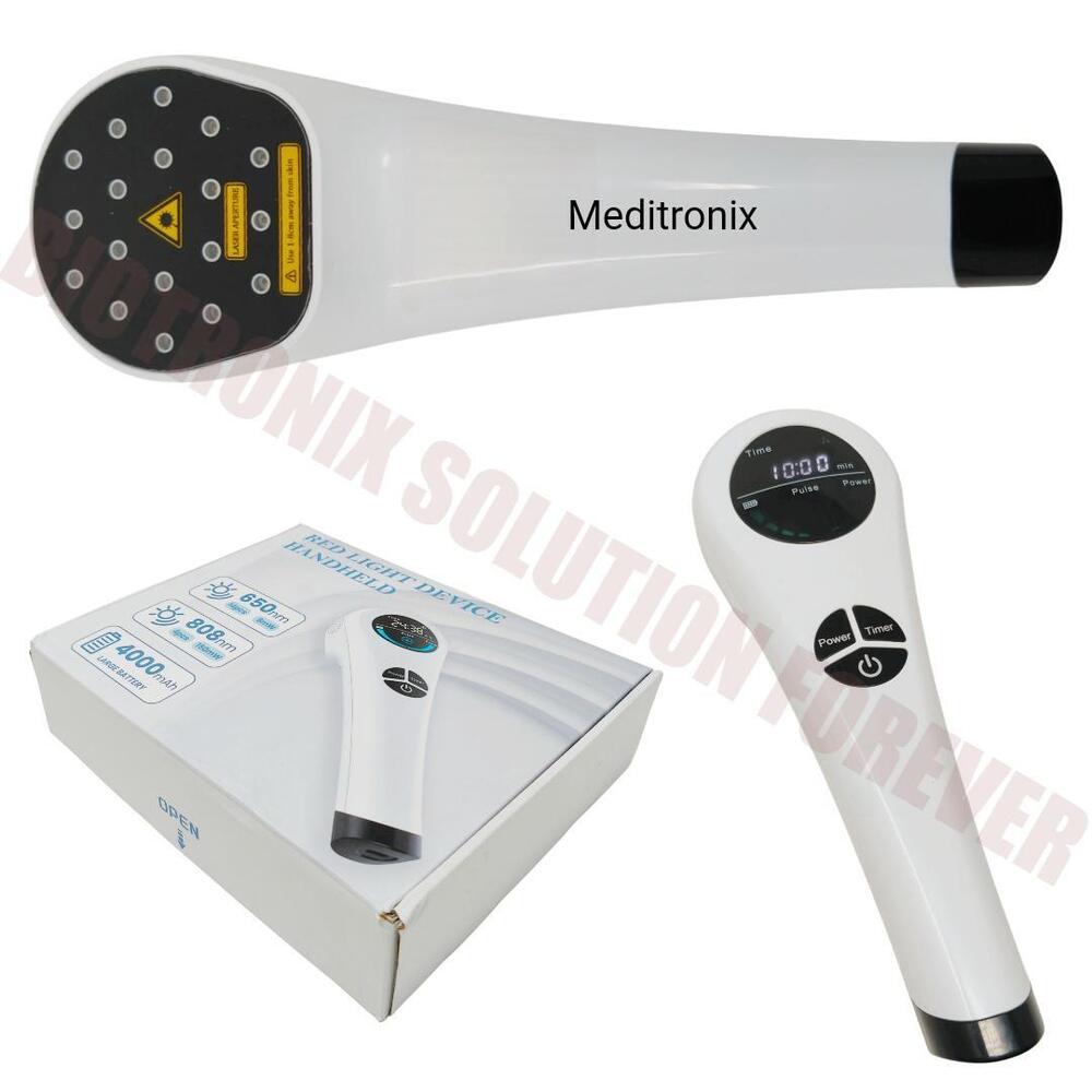 Digital Laser Therapy Equipment with USB Type-C, Adjustable Timer, and Stand Holder