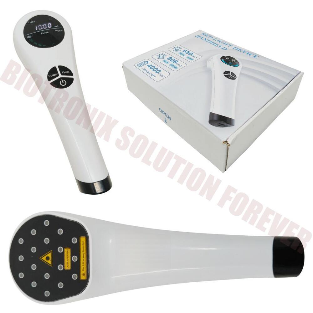Digital Laser Therapy Equipment with USB Type-C, Adjustable Timer, and Stand Holder