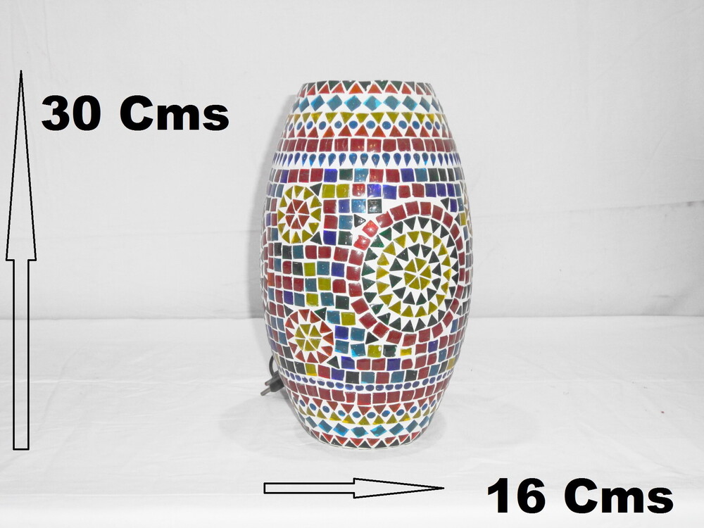 GGE 70 Mosaic Glass Floor Lamp