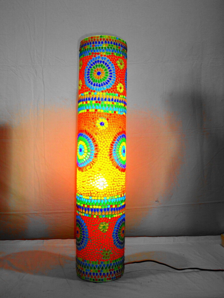 GGE 72 Mosaic Glass Floor Lamp