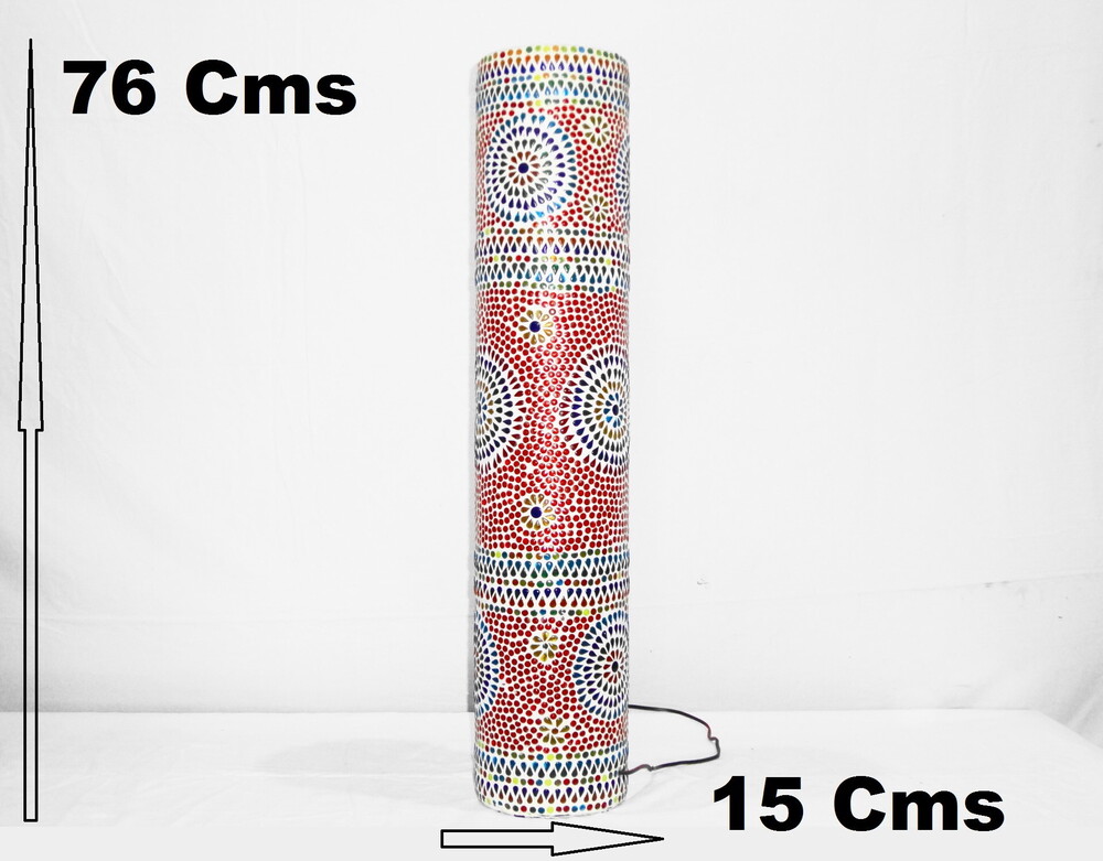GGE 72 Mosaic Glass Floor Lamp