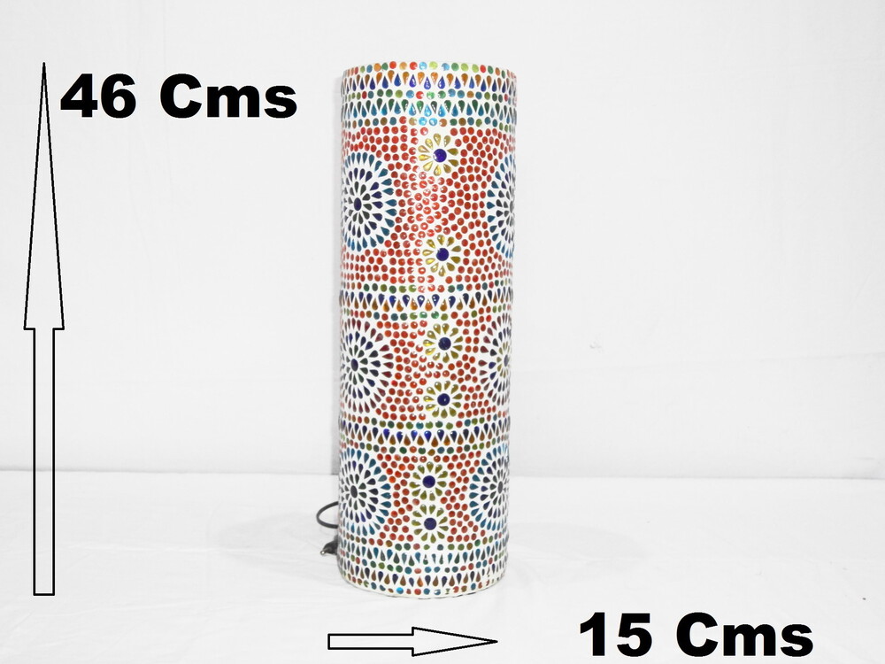 GGE 74 Mosaic Glass Floor Lamp