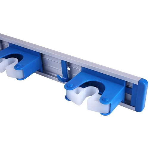 Industrial Aluminium Mop And Broom Holder - Color: Multiple
