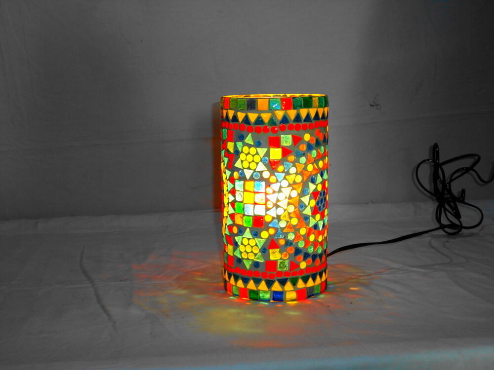 GGE 77 Mosaic Glass Floor Lamp