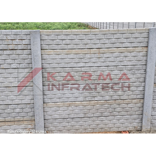 Readymade Precast Boundary Wall - Color: Different Available