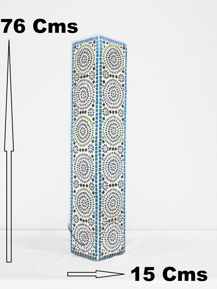 GGE 79 Mosaic Glass Floor Lamp