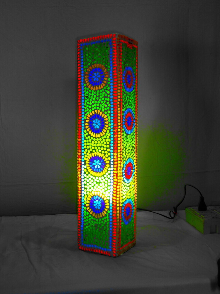 GGE 80 Mosaic Glass Floor Lamp
