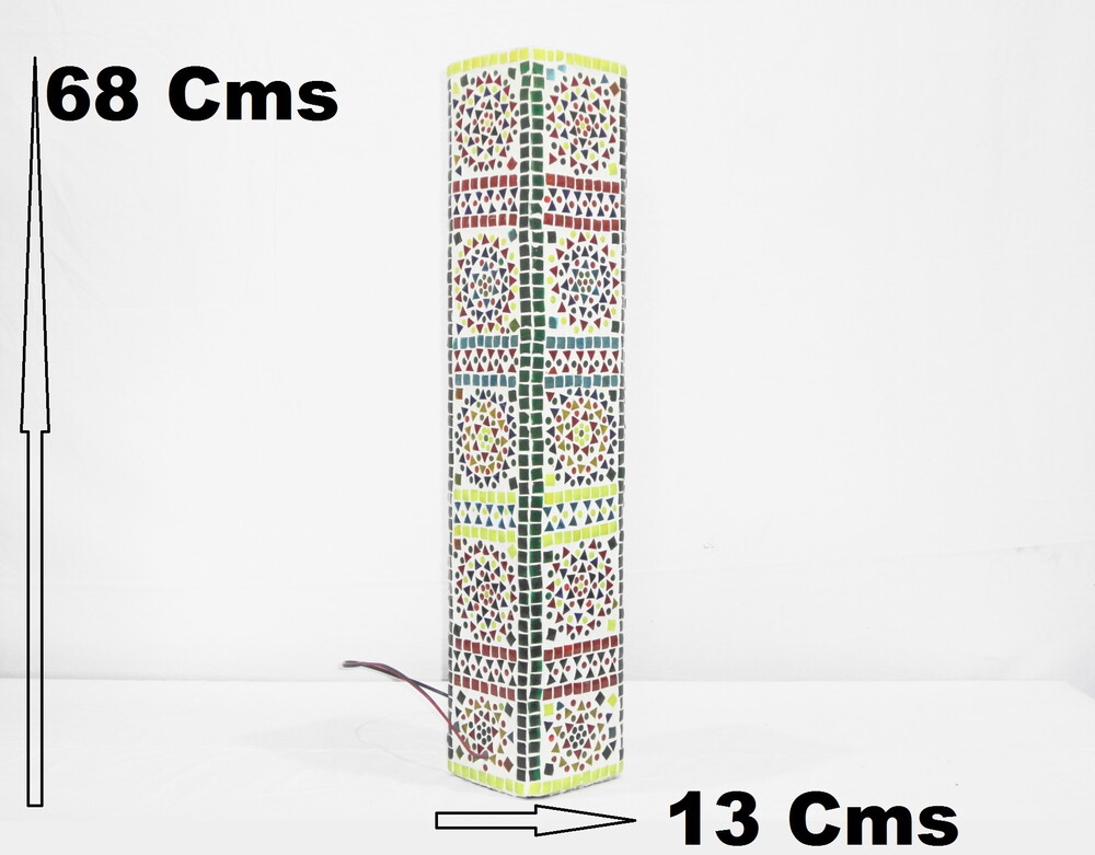 GGE 81 Mosaic Glass Floor Lamp